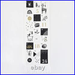 Christmas Countdown Advent Calendar, Fabric, Festive Animals Designs 24 Pocket