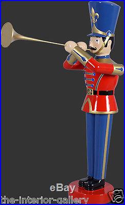 Christmas Decor Toy Soldier Toy Soldier Statue Toy Soldier with Trumpet 4