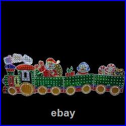 Christmas Decoration Holographic Train Outdoor Pre-Lit LED Lights Holiday Decor