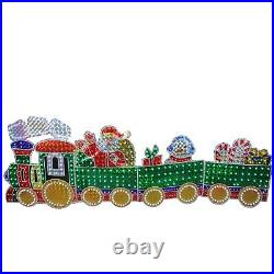 Christmas Decoration Holographic Train Outdoor Pre-Lit LED Lights Holiday Decor