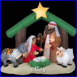 Christmas Decoration Outdoor Airblown Inflatables Holy Family Nativity Scene