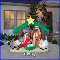 Christmas Decoration Outdoor Airblown Inflatables Holy Family Nativity Scene
