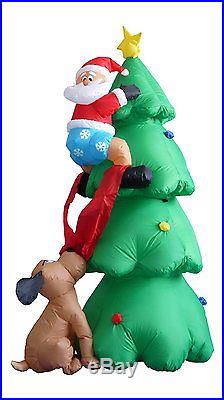 Christmas Decoration Santa Claus Inflatable Holiday Décor Xmas Gift Party Happy