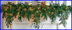 Christmas Decorations 6' Cascading Garland Decorative Mantel Piece Holiday Decor