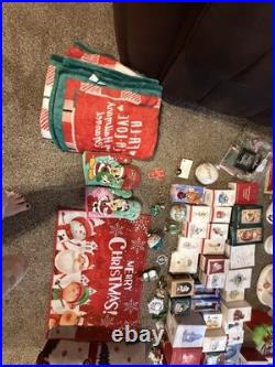Christmas Decorations And Bath And Body Works Candle Holders, Hallmark Stuff