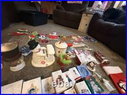 Christmas Decorations And Bath And Body Works Candle Holders, Hallmark Stuff