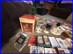 Christmas Decorations And Bath And Body Works Candle Holders, Hallmark Stuff