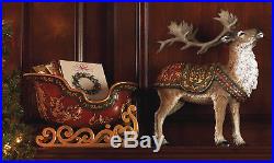Christmas Decorations Santa’s Reindeer & Sleigh Christmas Card Holder