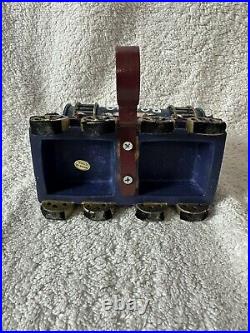 Christmas Express Hot Cocoa Tanker Train Car Stocking Holder In Box
