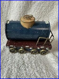Christmas Express Hot Cocoa Tanker Train Car Stocking Holder In Box