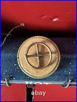 Christmas Express Hot Cocoa Tanker Train Car Stocking Holder In Box