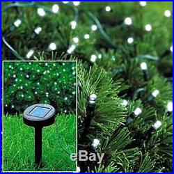 Christmas Fairy Light Xmas Gift White LED Solar Garden Decor Lamp Bulb Outdoor