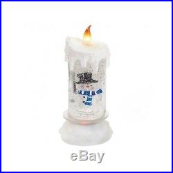 Christmas Flameless Candle Pillar LED Decor Snow Lot Frosty Set Snowman Globe