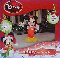 Christmas Gemmy Disney 5.5 ft Mickey Mouse Train Conductor Airblown Inflatable