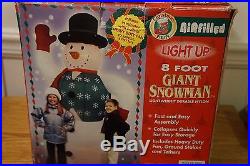 Christmas Giant 8 Foot Inflatable Snowman Yard Decoration