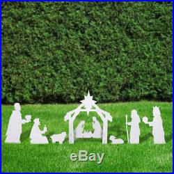 Christmas Giant Outdoor Nativity Store Nativity Yard Set(Holy Family Yard Scene)