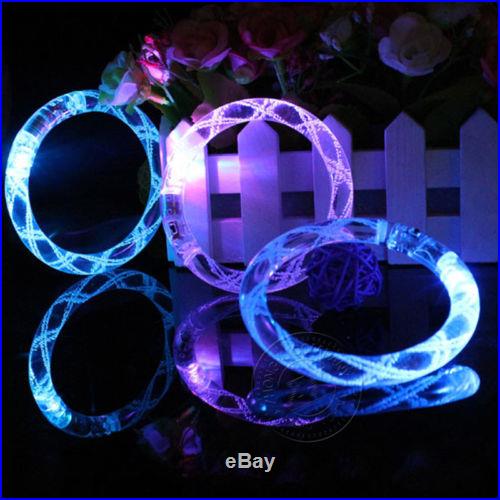 Christmas Gifts LED Light Flashing Bracelet Xmas Tree Decoration Party Supplies