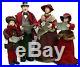 Christmas Holiday Collectible Figurines Fabric Caroler Family Set of 4 Pcs