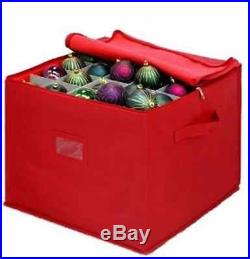 Christmas Holiday Ornament Decoration Protection Storage Organizer Box Cube Case