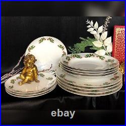 Christmas Holly Holiday Dishes Kashima All the Trimmings 12 Dinner pieces