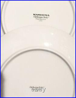 Christmas Holly Holiday Dishes Kashima All the Trimmings 12 Dinner pieces