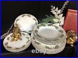 Christmas Holly Holiday Dishes Kashima All the Trimmings 12 Dinner pieces