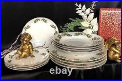 Christmas Holly Holiday Dishes Kashima All the Trimmings 12 Dinner pieces