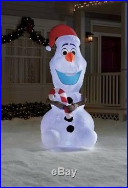 Christmas Inflatable 8′ Projection Kaleidoscope Olaf the Snowman Frozen Movie