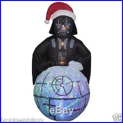 Christmas Inflatable Decoration Star Wars Darth Vader Light Effects Sound Yard