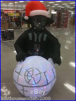 Christmas Inflatable Gemmy Star Wars 6 ft Darth Vader LED Kaleidoscopic Music