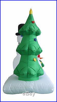 Christmas Inflatable Snowman Snowmen Penguin Tree Blowup Lighted Yard Decoration