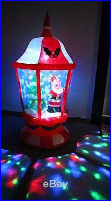 Christmas Inflatable Yard Decorations 6 Foot Lighted Lantern Santa Outdoor Decor