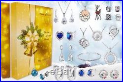 Christmas Jewellery advent calendar Luxury Incl Sterling Silver-Swarovski
