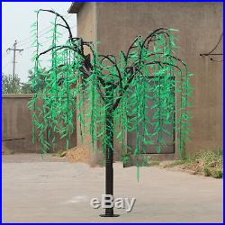 Christmas LED Willow Tree Light 945 LEDs 1.8m 6FT Green Color Rainproof outdoor