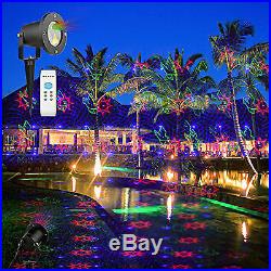Christmas Laser Light Lamp Xmas Projector Holiday Decor Indoor Outdoor Remote