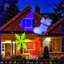 Christmas Laser Light, Newest Version Ucharge Snowflake Led Landscape New