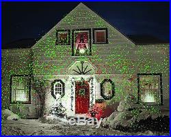 Christmas Laser Light Projector Red Green Landscape Holiday Outdoor Lighting New