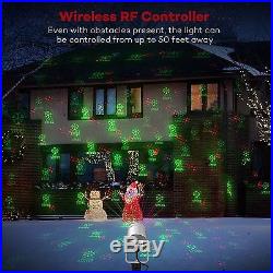 Christmas Laser Light Show Star Projector Holiday Decor Indoor Outdoor Remote