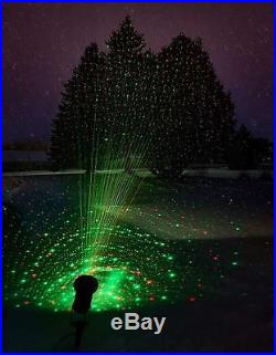 Christmas Laser Moving Firefly Remote Landscape Garden Light Holiday Waterproof