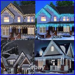 Christmas Led Icicle Snowing Xmas Chaser Lights 100/200/240/360/480/720/960/1200