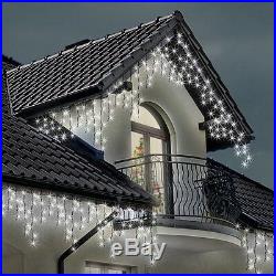 Christmas Led White Snowing Icicle Bright Party Wedding Xmas Outdoor Lights