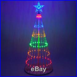 Christmas Light Show Tree Multicolor LED Animated Outdoor Lightshow Decoration