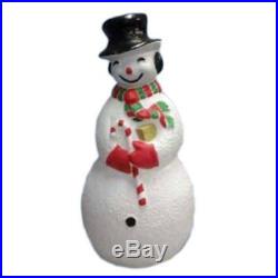 Christmas Lighted Plastic Snowman Large 40 Outdoor Lawn Home Yard Decor
