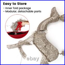 Christmas Lighted Reindeer Family Decoration Deer Set Indoor Outdoor Lawn Decor Christmas Lighted Reindeer Family Decoration Deer Set Indoor Outdoor Lawn Decor