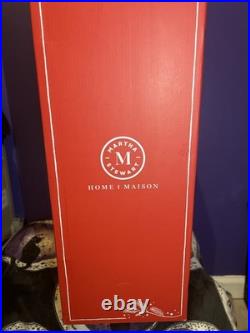 Christmas Martha Stewart Wall Musical Santa Head With Pink Santa Hat