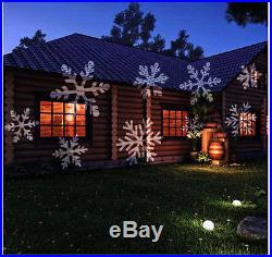 Christmas Motion Projector Outdoor Holiday 12 Interchangeable Led lights Decor