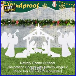 Christmas Nativity Scenes Outdoor Decorations, 3.9Ft Large 3D Christmas Nativity Christmas Nativity Scenes Outdoor Decorations, 3.9Ft Large 3D Christmas Nativity