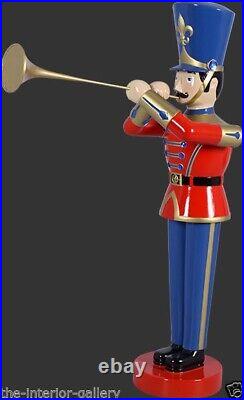 Christmas Nutcracker Toy Soldier Statue Toy Soldier with Trumpet 4FT