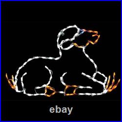 Christmas Outdoor Decoration LED Lamb Nativity Farm Animal 39