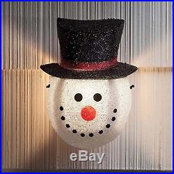 Christmas Outdoor Porch Light Cover Festive Snowman Holiday Decoration NEW